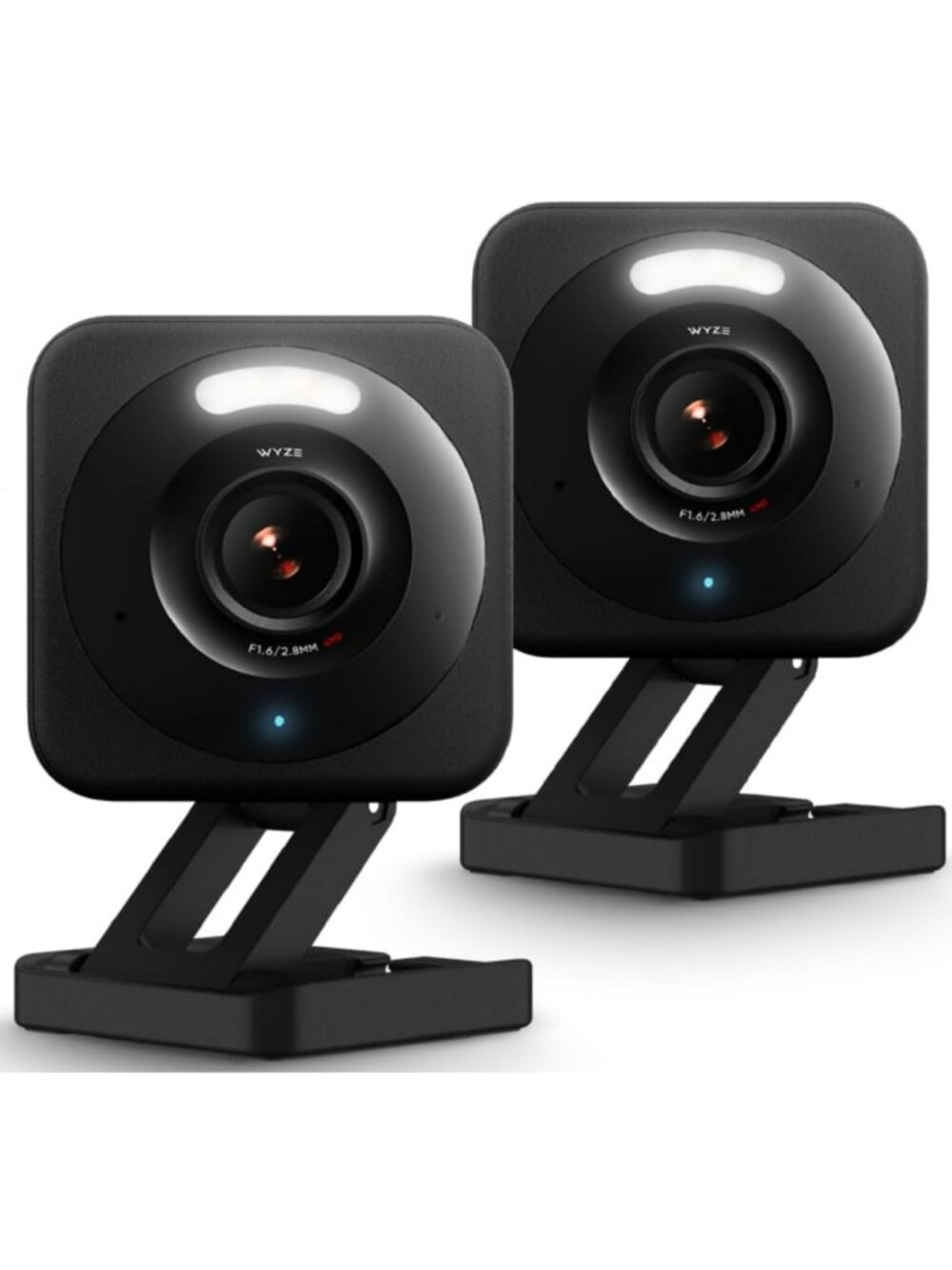 2.5K AI Security Camera - Indoor/Outdoor Home Surveillance, Night Vision, 2 Pack